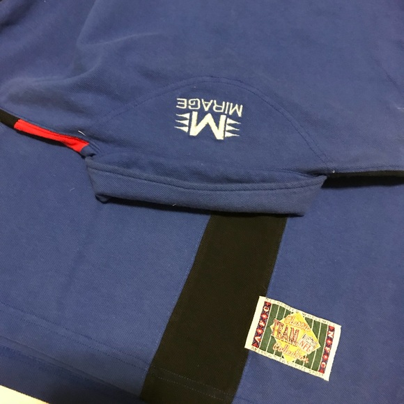 Vintage Giants Long Sleeve Polo Color Block - Picture 6 of 6